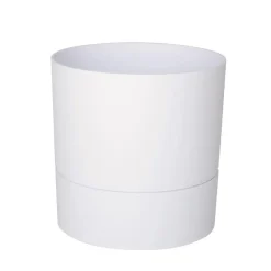 Cache-pot rond gamme Aquaduo Ø19 cm blanc ivoire 3,5L EDA