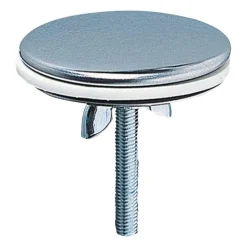 Cache-trou en laiton chromé Ø43 mm WIRQUIN