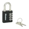 Cadenas à combinaison 40mm + clé de secours MASTER LOCK