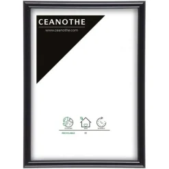 Cadre rectangulaire Gallery 10x15 cm noir
