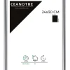 Cadre rectangulaire Gallery 24x30 cm argent