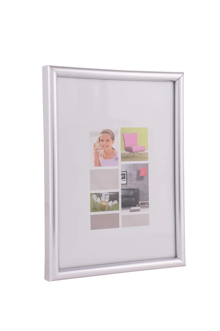 Cadre rectangulaire Gallery 24x30 cm argent