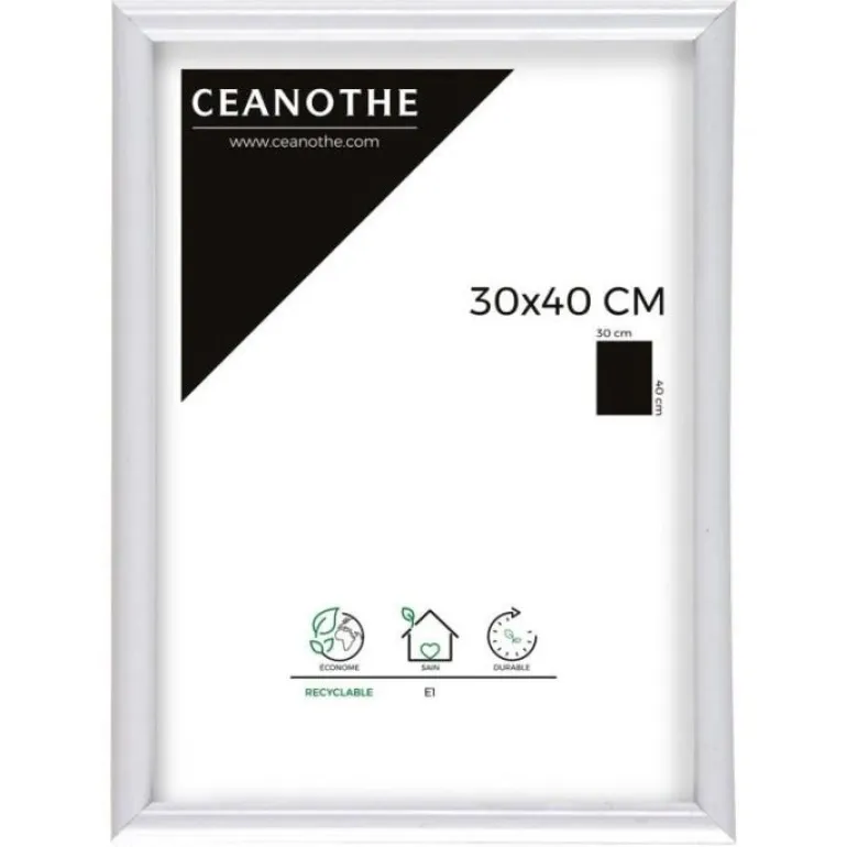 Cadre rectangulaire Gallery 30x40 cm blanc