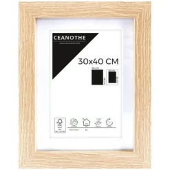 Cadre rectangulaire 30x40 cm Oslo bois