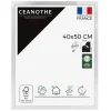 Cadre rectangulaire 40x50 cm Precious couleur acier