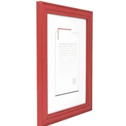 Cadre rectangulaire 10x15 cm Belle-Île rouge