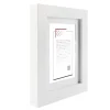 Cadre rectangulaire 18x24 cm Oslo blanc