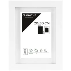 Cadre rectangulaire 20x30 cm Oslo blanc
