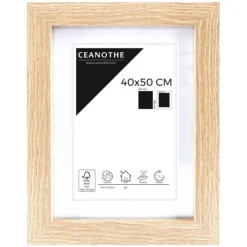Cadre rectangulaire 40x50 cm Oslo bois