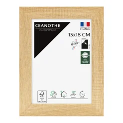 Cadre rectangulaire 13x18 cm Eternel bois naturel