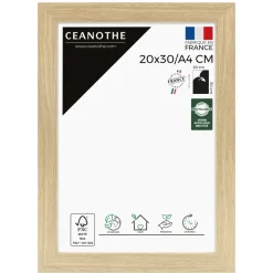 Cadre rectangulaire 20x30 cm Eternel bois naturel