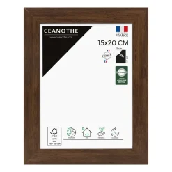 Cadre rectangulaire 15x20 cm Eternel ébène
