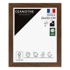 Cadre rectangulaire 24x30 cm Eternel ébène