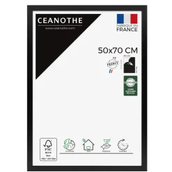 Cadre rectangulaire 50x70 cm Eternel noir