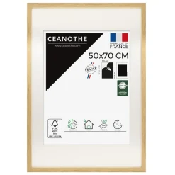 Cadre rectangulaire 50x70 cm Milan bois