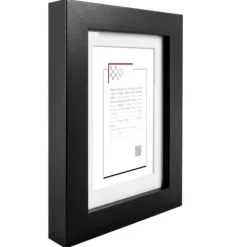 Cadre rectangulaire 24x30 cm Oslo noir