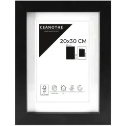 Cadre rectangulaire 20x30 cm Oslo noir