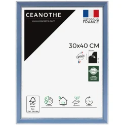Cadre rectangulaire 30x40 cm Vittoria bleu