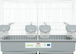 Cage élevage Primo Cati 57 cm blanc/ gris ZOLUX
