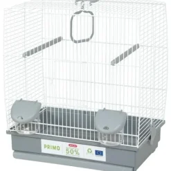 Cage primo Carla 40cm blanc et gris
