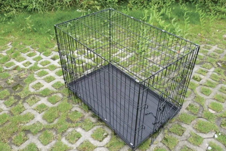 Cage pliable 2 portes métal 92 cm MARTIN SELLIER