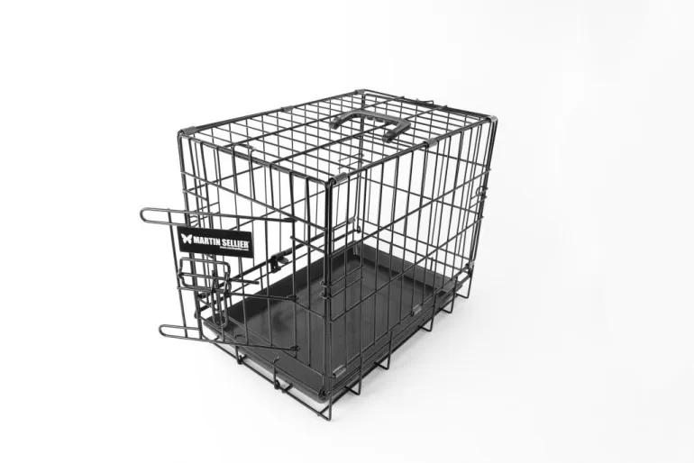 Cage pliable 2 portes métal 92 cm MARTIN SELLIER