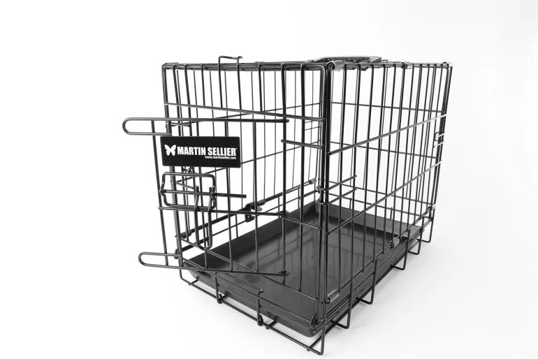 Cage pliable 2 portes métal 92 cm MARTIN SELLIER