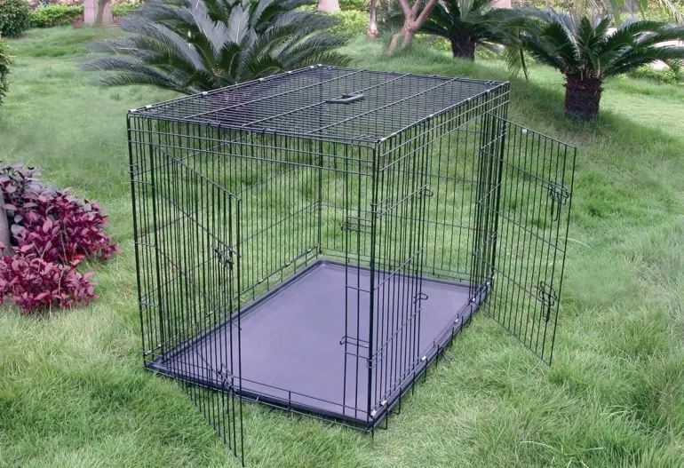 Cage pliable 2 portes métal 124 cm MARTIN SELLIER