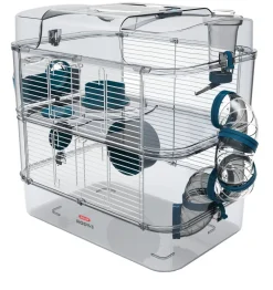 Cage Rody3 duo - L 41xp27xh40,5cm - Bleu