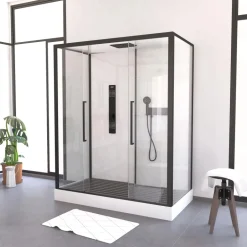 Caillebotis rectangulaire pour cabine Urban 2 XXL gris