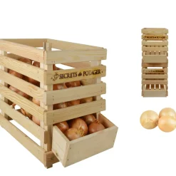 Caisse à oignons en bois