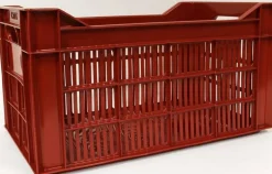 Caisse de récolte gerbable CNTT 34L couleur brique