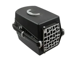 Caisse de transport pour chat 48x30x32 cm gris