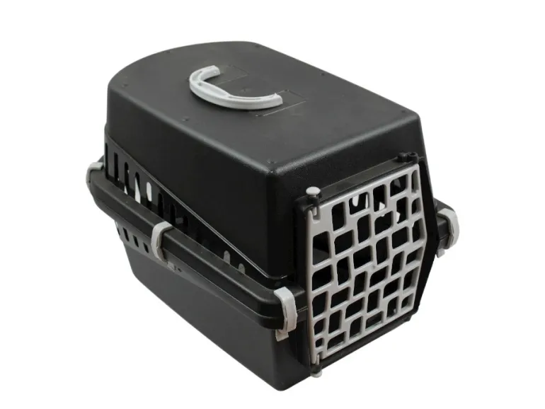Caisse de transport pour chat 48x30x32 cm gris