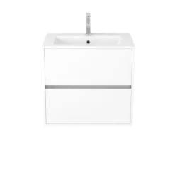 Caisson Atos 60 cm blanc 2 tiroirs suspendu AURLANE