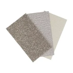 Cale à poncer + 20 patins 70 x 125 mm grains assortis