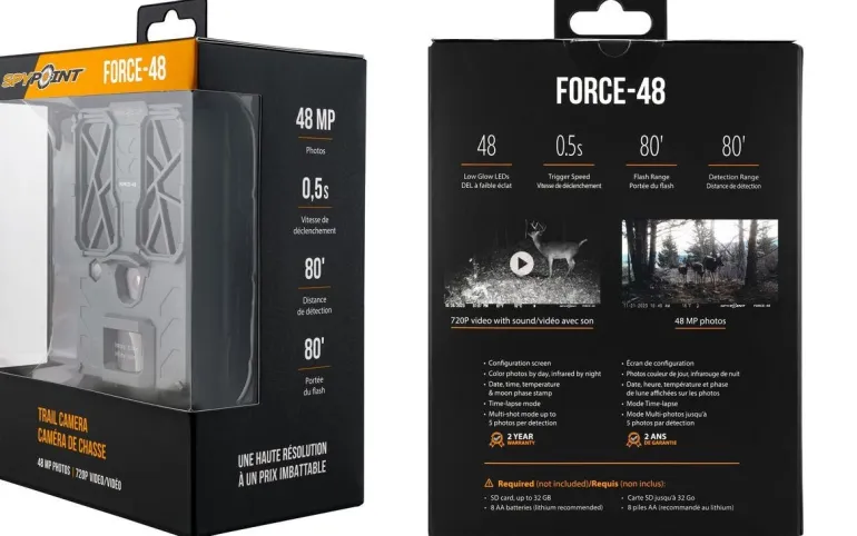 Caméra de chasse FORCE 48 SPY POINT