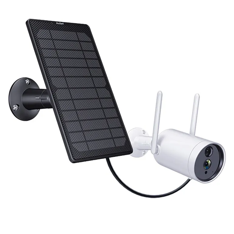 Caméra intérieur/extérieur avec panneau solaire Full HD