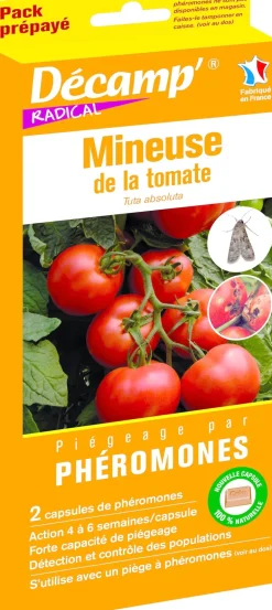 Capsule pour piège à phéromone mineuse de la tomate x2