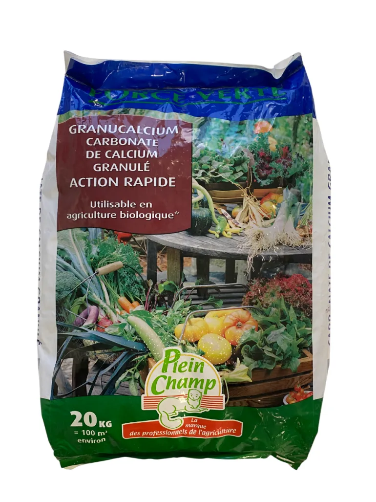 Carbonate de calcium en granulé UAB 20kg PLEIN CHAMP