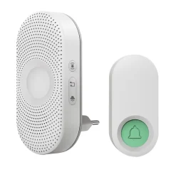 Carillon sans fil 300m oval blanc SEMAC