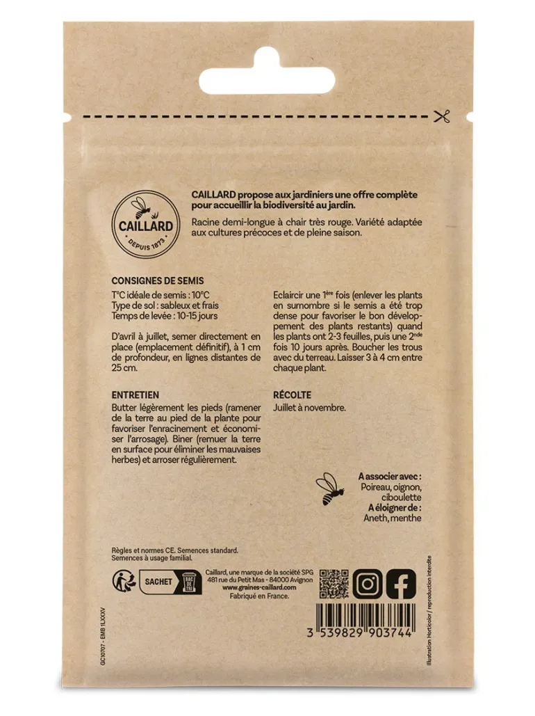 Carotte Nantaise Améliorée 6g CAILLARD
