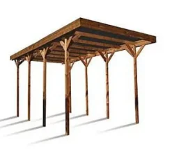Carport bois 32,40m² CERLAND