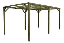 Carport pin sylvestre 500x300xh244 cm