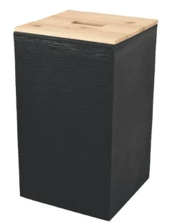 Carré "Stone" Jura Montania coffre à granulés de bois 36L