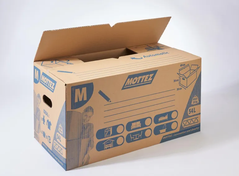 Carton 54 litres fermeture automatique MOTTEZ