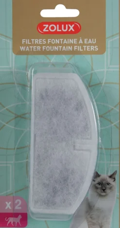 Cartouche filtrante pour fontaine à eau ZOLUX (x2)