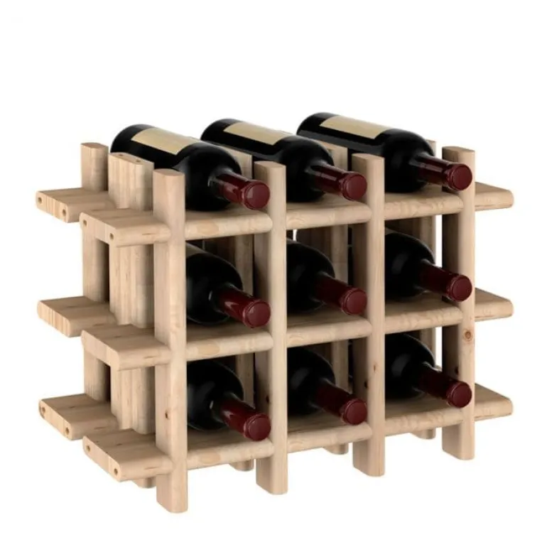 Casier porte bouteilles en bois
