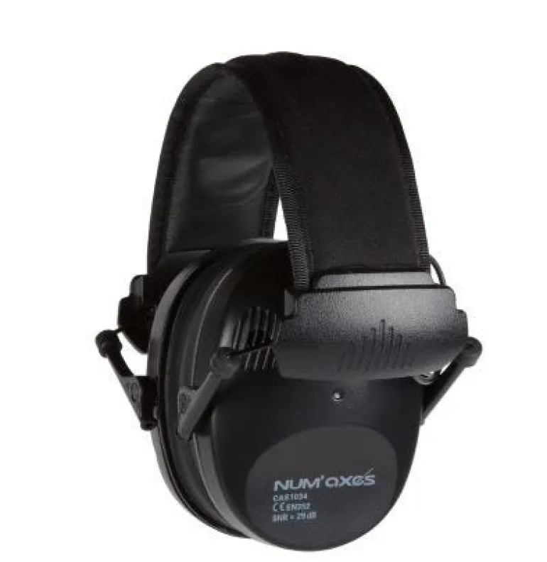 Casque antibruit électronique CAS1034 noir NUM'AXES