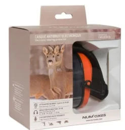 Casque antibruit électronique CAS1034 orange NUM'AXES